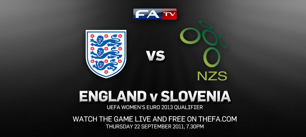 England women's v Slovenia, live on FATV